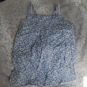 Pandemonium Blue Flowers tank